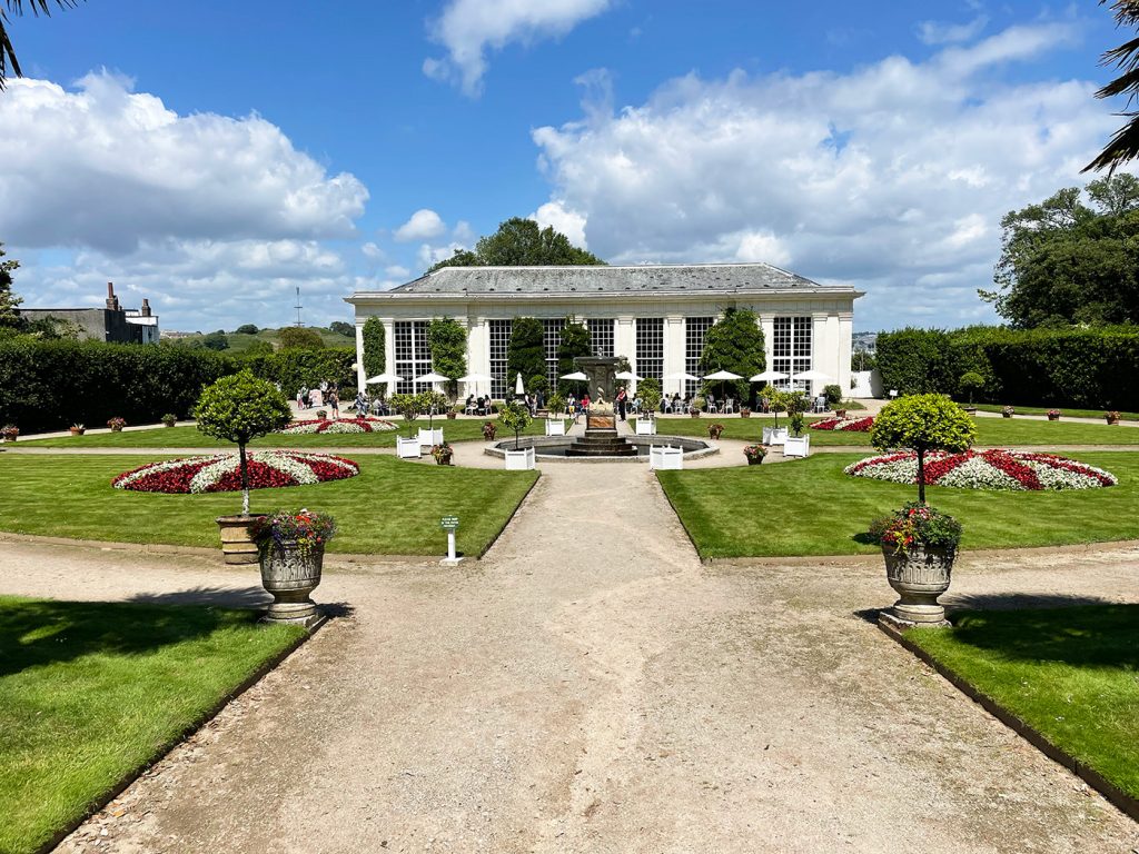The Orangery cafe at Mount Edgecumbe