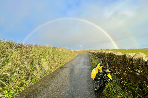 How to find joy and rainbows, when rain falls.